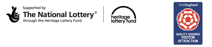 Heritage lottery fund and Visit England logos
