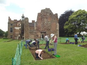 Excavations at Rufford Abbey July 2014