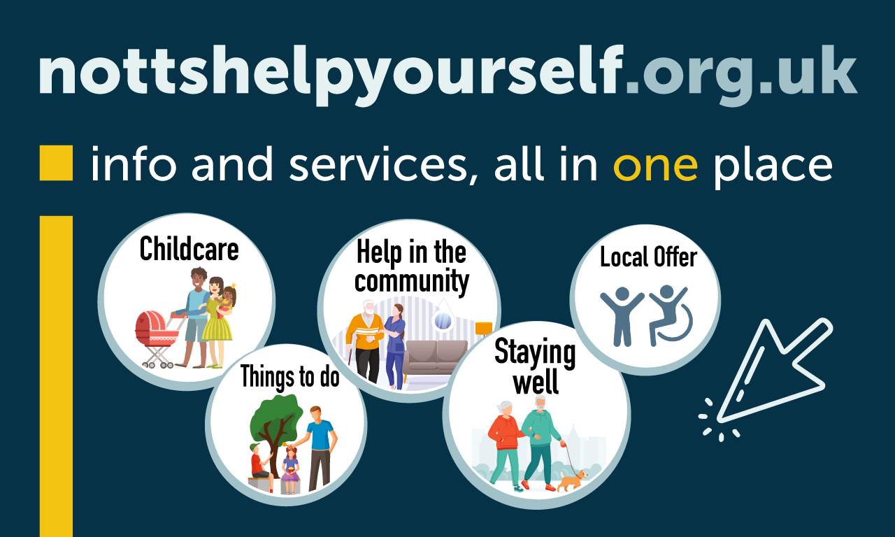 Notts help yourself.co.uk info and services, all in one place.  