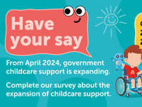 Have your say on the expansion of childcare support