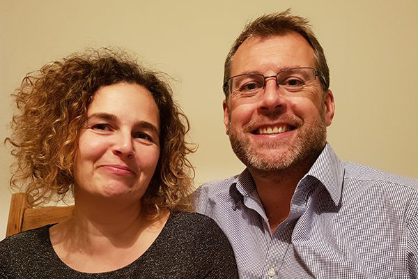 Foster carers Emma and Jonathan