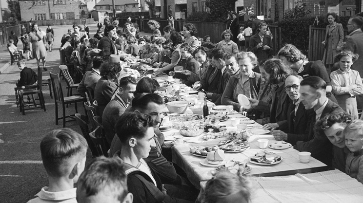 Archival image of wartime Nottinghaamshire