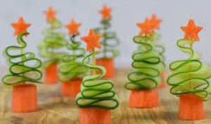 Salad Christmas trees