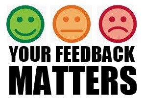 Your feedback matters