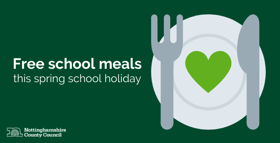 Free school meals this spring school holiday