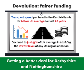 Devolution - fairer funding for transport