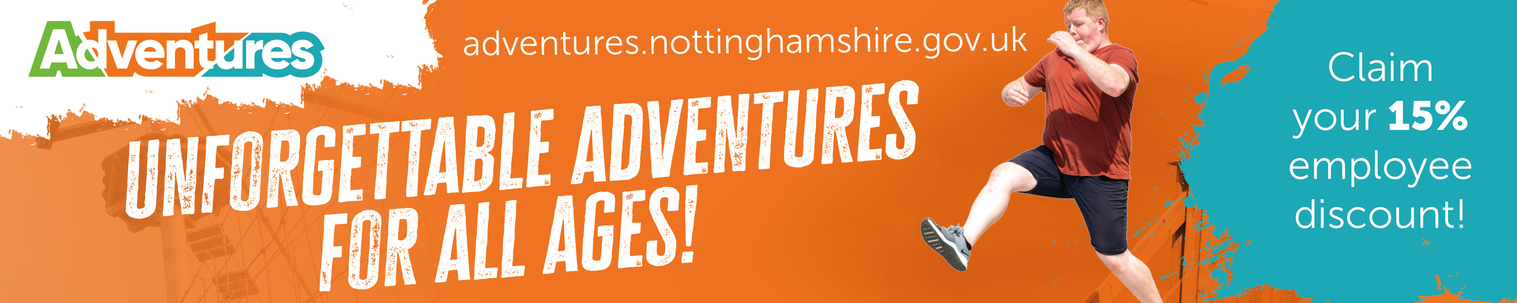 Claim your 15% employee discount at Adventures