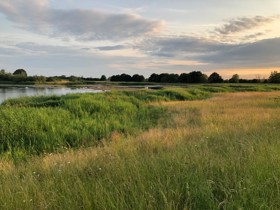 Restored Quarry At Besthorpe Nature Reserve