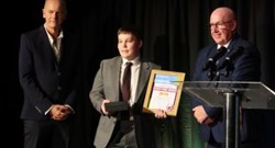 Archie wins the countywide Outstanding Achievement award in 2025 4Uth award ceremony