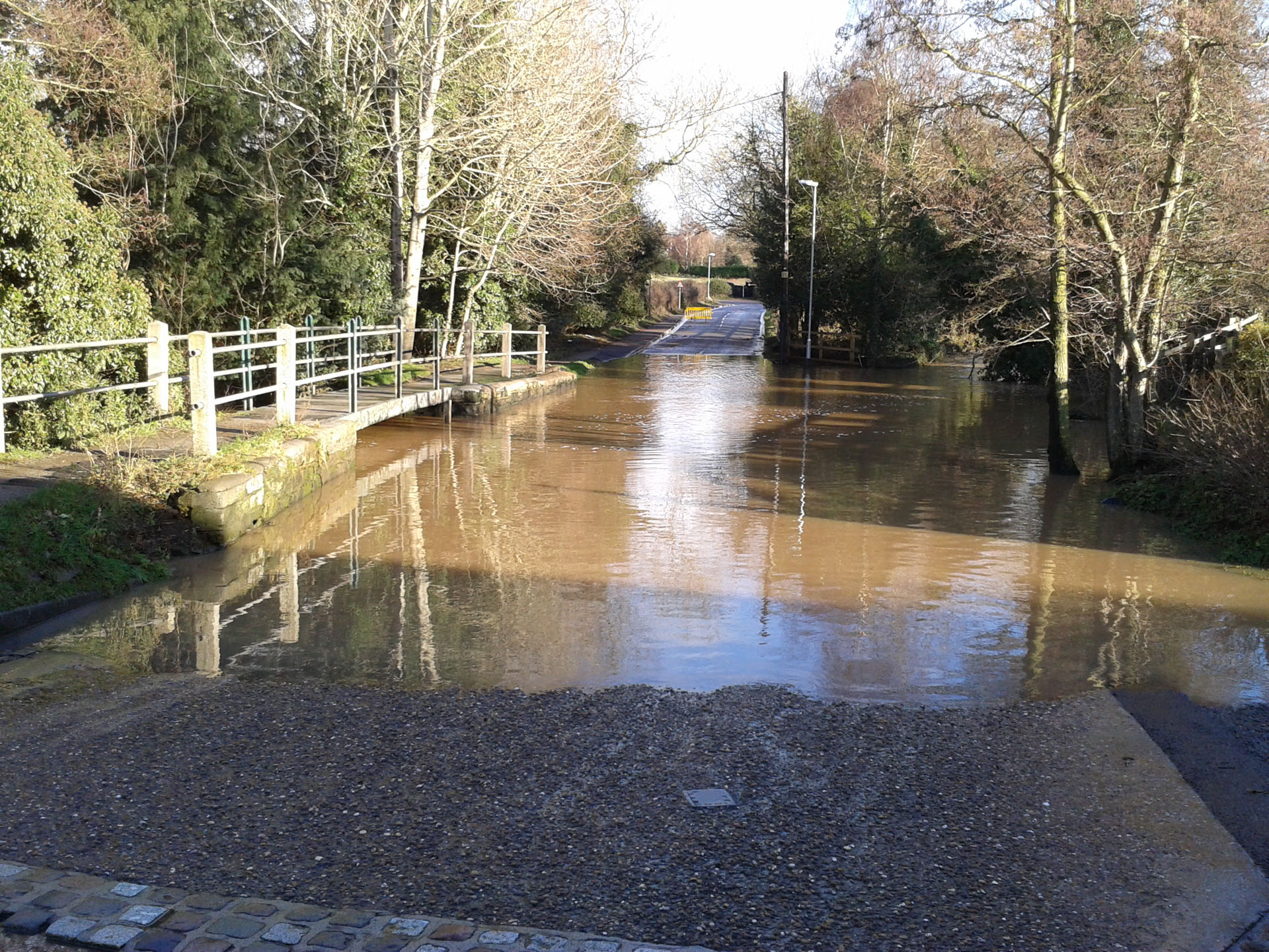 Flooding at Rufford Ford