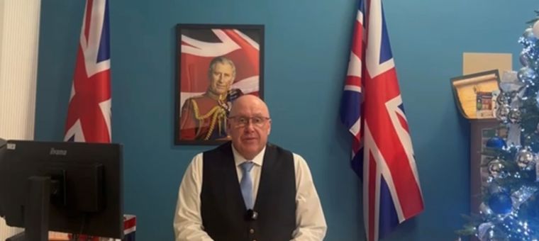 Christmas message to residents from County Council leader, Cllr Mick Barton